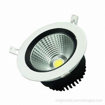 COB Downlight with CE/RoHS Certification,20W Sharp COB LEDs,100-110lm/W,Cold Forged Heat Dissipation